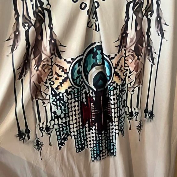 Full length Slim dress with Pretty Decor Size S Small - Picture 5 of 7